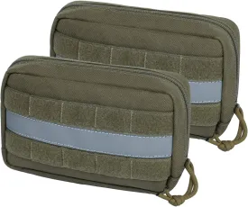 OneTigris Service Dog Vest Harness Saddle Bag Backpack Pouch, Emotional Support, Service Dog in Training,Quality Saddlebag for Tactical Dogs Vests(Ranger Green)