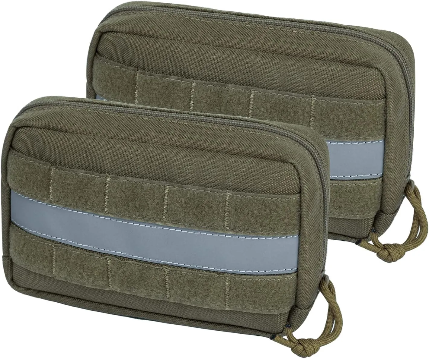 OneTigris Service Dog Vest Harness Saddle Bag Backpack Pouch, Emotional Support, Service Dog in Training,Quality Saddlebag for Tactical Dogs Vests(Ranger Green)