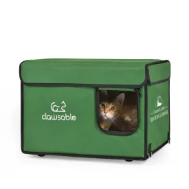 Outdoor Lift-Top Insulated Cat House Medium