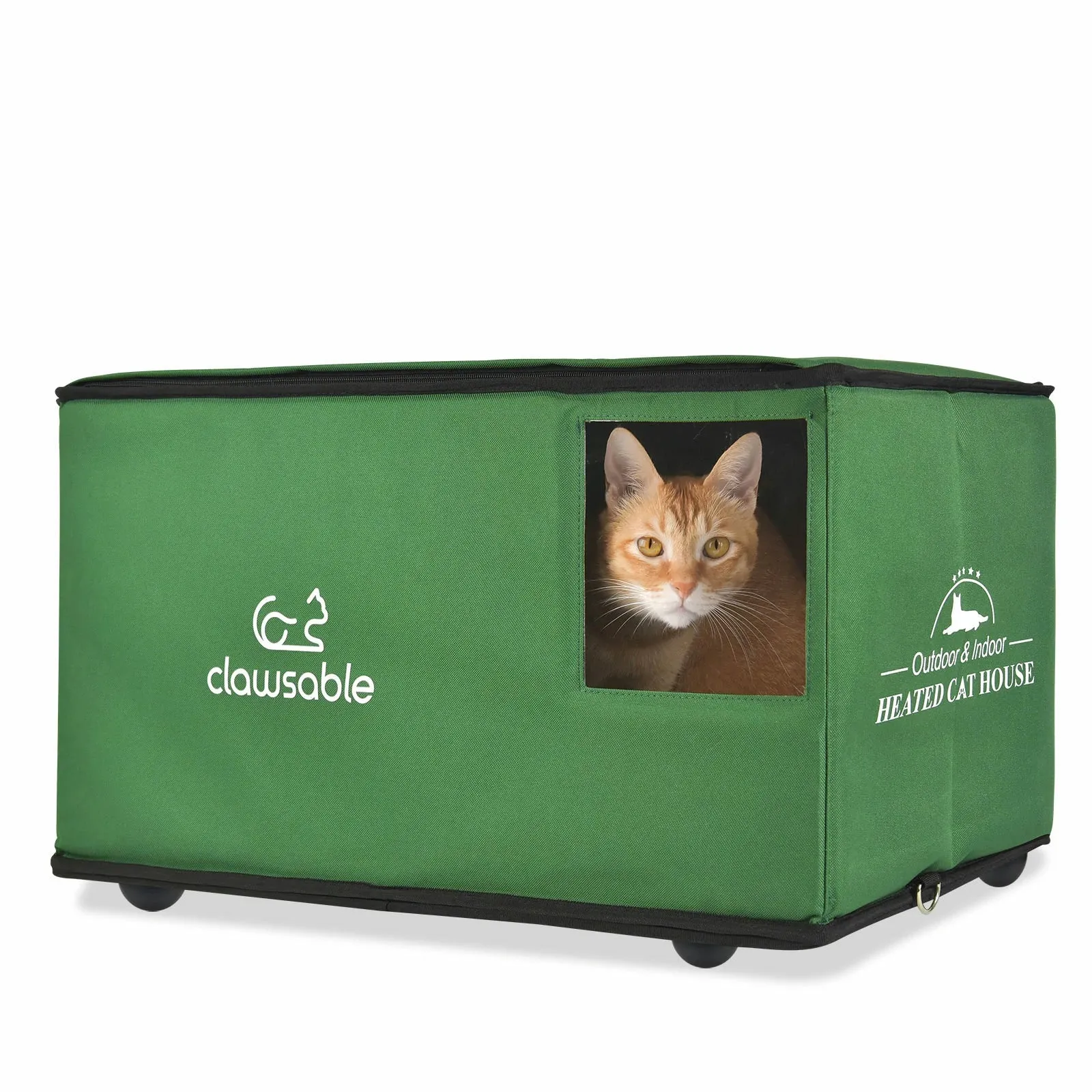 Outdoor Portable Insulated Cat House Large
