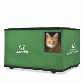 Outdoor Portable Insulated Cat House Large