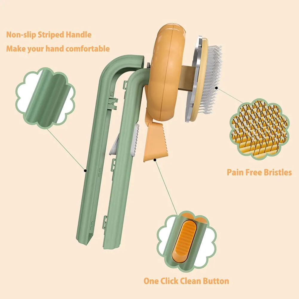 Pet Grooming Comb - Dual-Sided Brush for Cats & Dogs