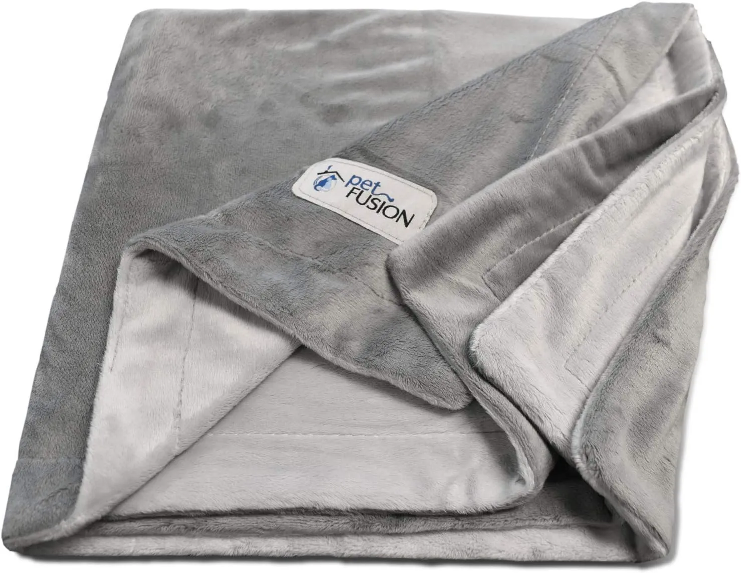 PetFusion Premium Pet Blanket 44inx34in Medium Gray