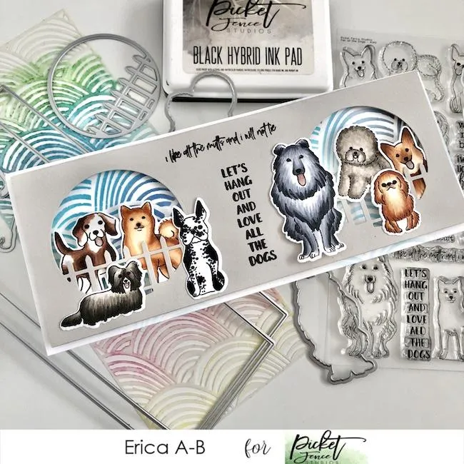 Picket Fence Studios Steel Dies - Pet All The Dogs*