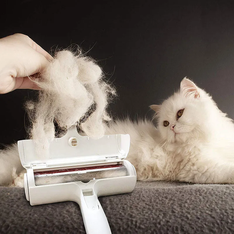 Reusable Pet Hair Lint Roller Remover Self Cleaning Tool