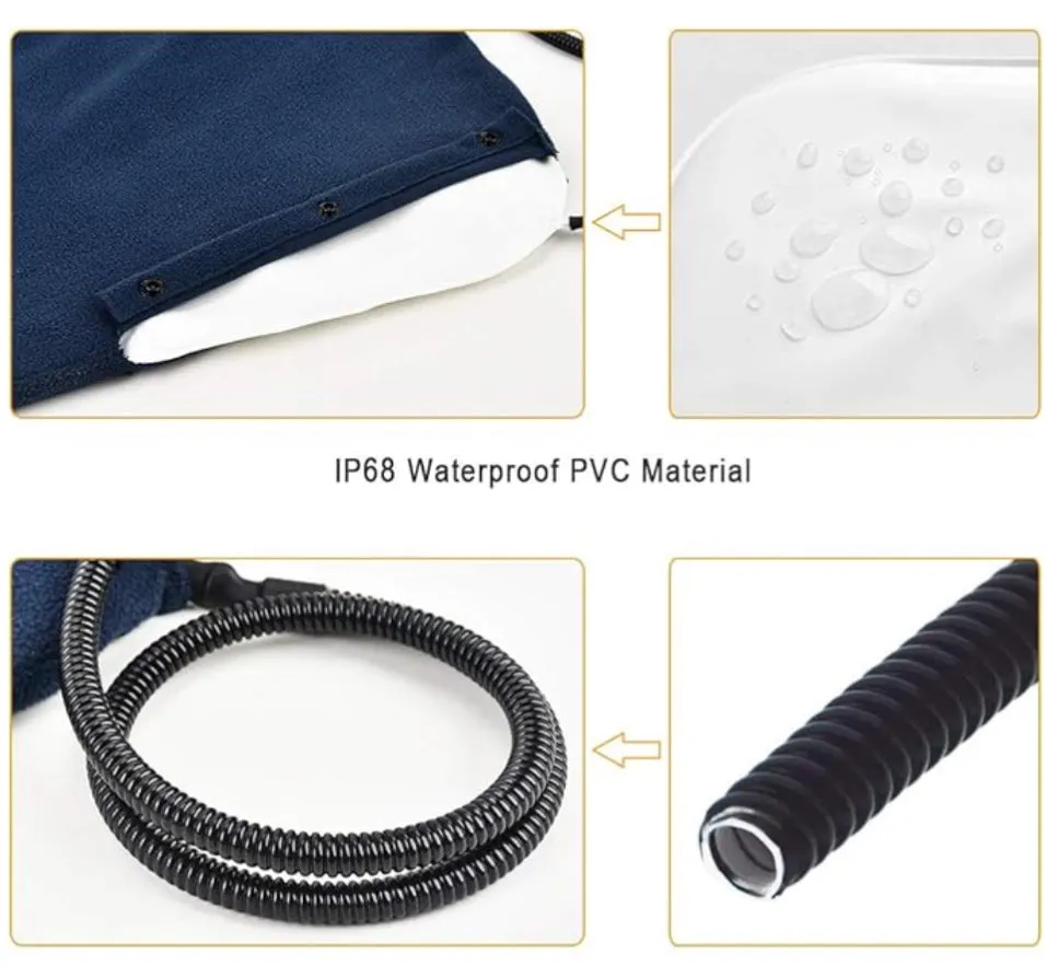 RIOGOO Pet Heating Pad, Electric Heating Pad for Dogs and Cats Indoor Warming Mat with Auto Power Off (M:18" x 18")