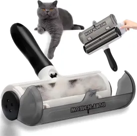 RuffNMeow Pet Hair Remover Tool  Reusable Lint Roller for Dog & Cat Hair  Multi-Surface Fur Remover for Couch, Furniture, Carpet, Bedding & Car  Portable Pet Owner Essential  Built-in Fur Bin