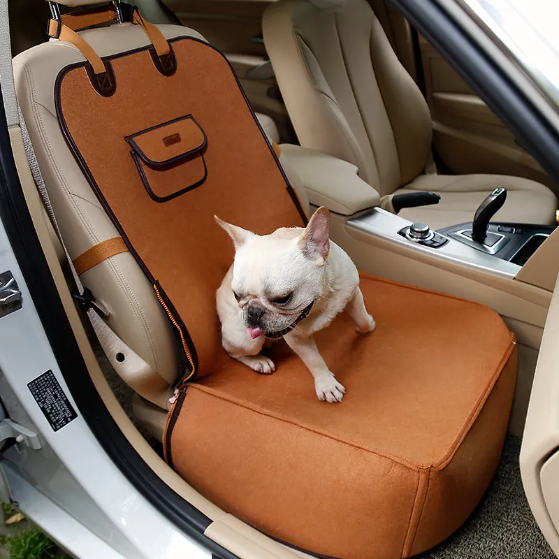 Seat Cover Protector for Cars for french bulldog(WS89)