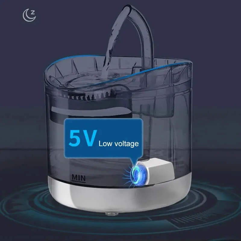 Smart Pet Water Fountain: Automatic Sensor Drinker for Cats & Dogs!
