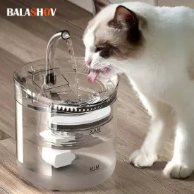 Smart Pet Water Fountain: Automatic Sensor Drinker for Cats & Dogs!