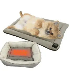 Ultimate Winter Comfort: Waterproof Type-C Heated Dog and Cat Warming Pad - Electric Heating Mat for Cozy Nights, Pet Comfort Redefined!