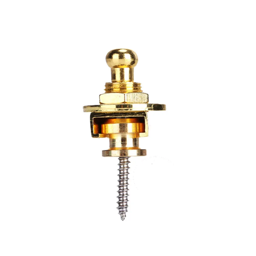 US 4-12 Pcs Guitar Strap Locks Buttons Security Quick Release Binding Components