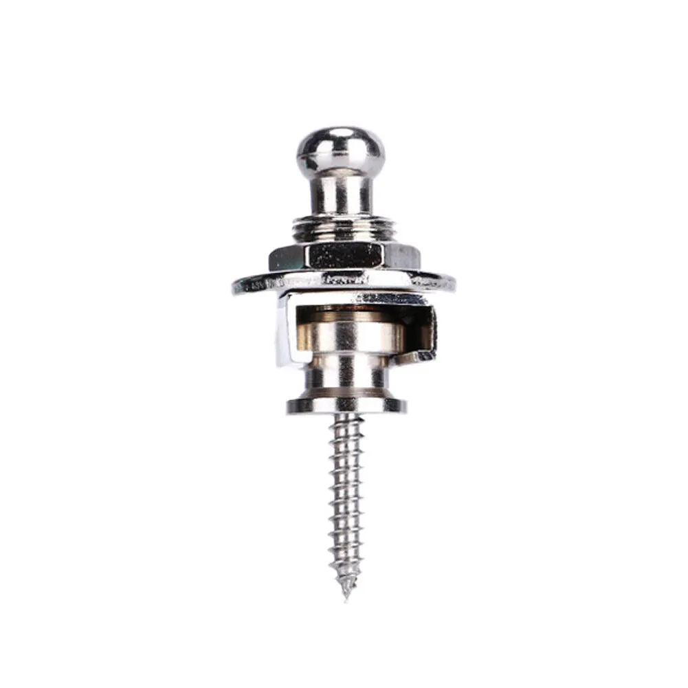 US 4-12 Pcs Guitar Strap Locks Buttons Security Quick Release Binding Components