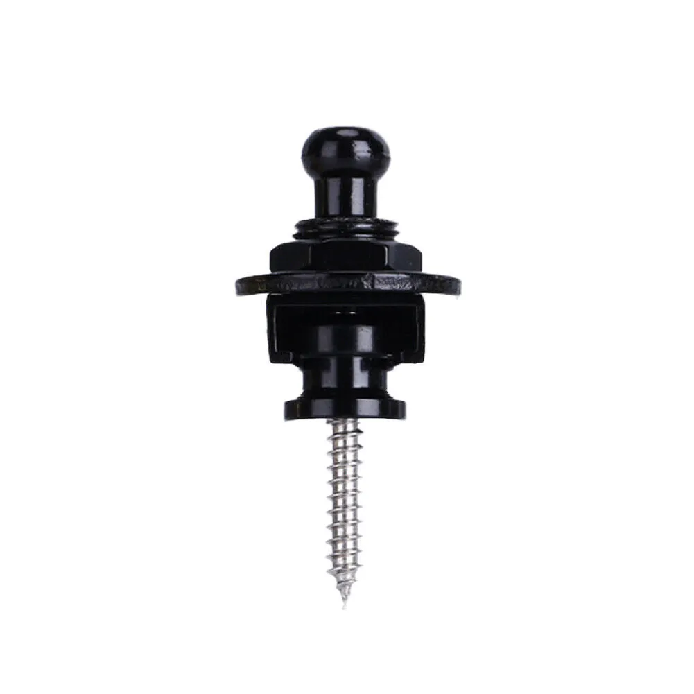 US 4-12 Pcs Guitar Strap Locks Buttons Security Quick Release Binding Components