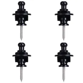US 4-12 Pcs Guitar Strap Locks Buttons Security Quick Release Binding Components