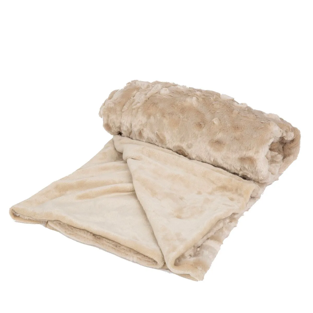 Velvet Blanky Pet Blanket for Dogs/Cats/Pets, Raised Paw Print Design, Double-Sided Ultra Soft Material, Hypoallergenic, No Harmful Chemicals