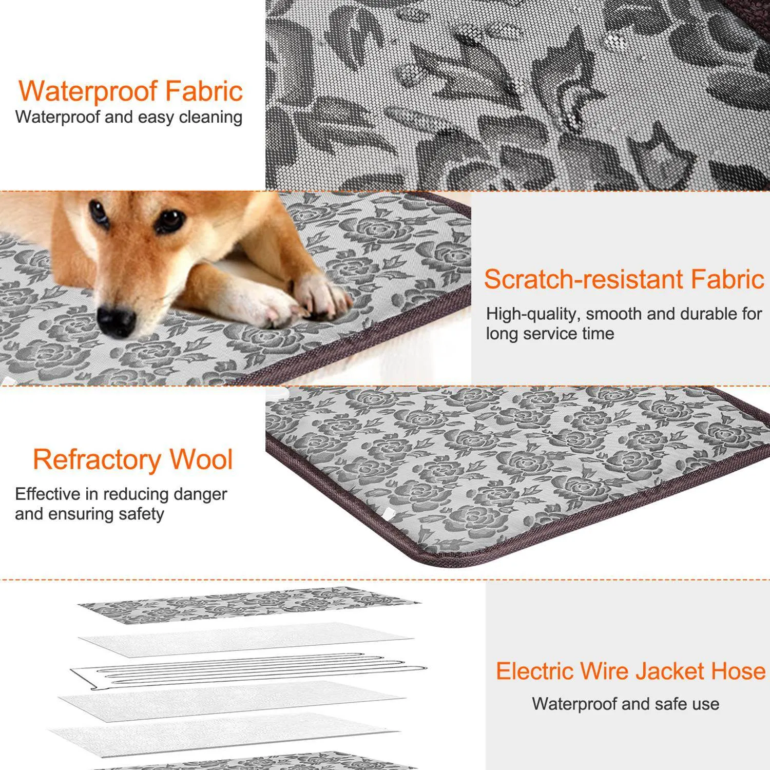 Waterproof Electric Warming Mat for Dogs and Cats