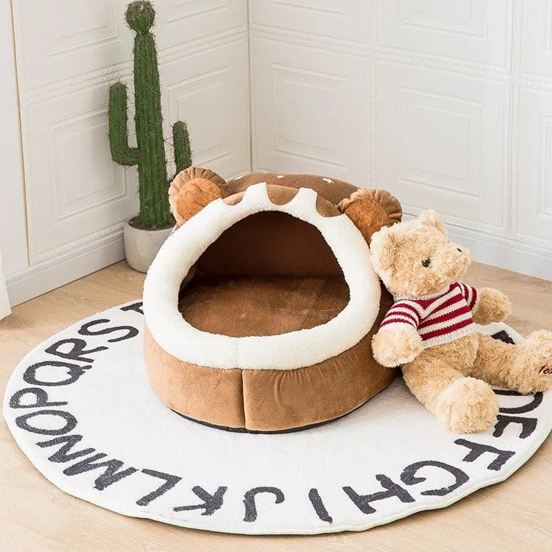 Winter Dog Bed Self-Warming Puppy House