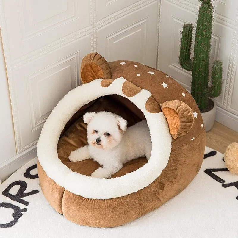 Winter Dog Bed Self-Warming Puppy House